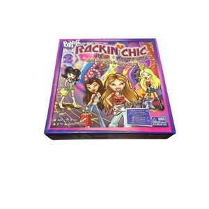 Complete Bratz Rockin Chic Fashion Girl Fashion Board Game MGA Retired EUC